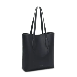 Tote Bag Puccini navy shopperväska i PU med dubbla axelremmar.