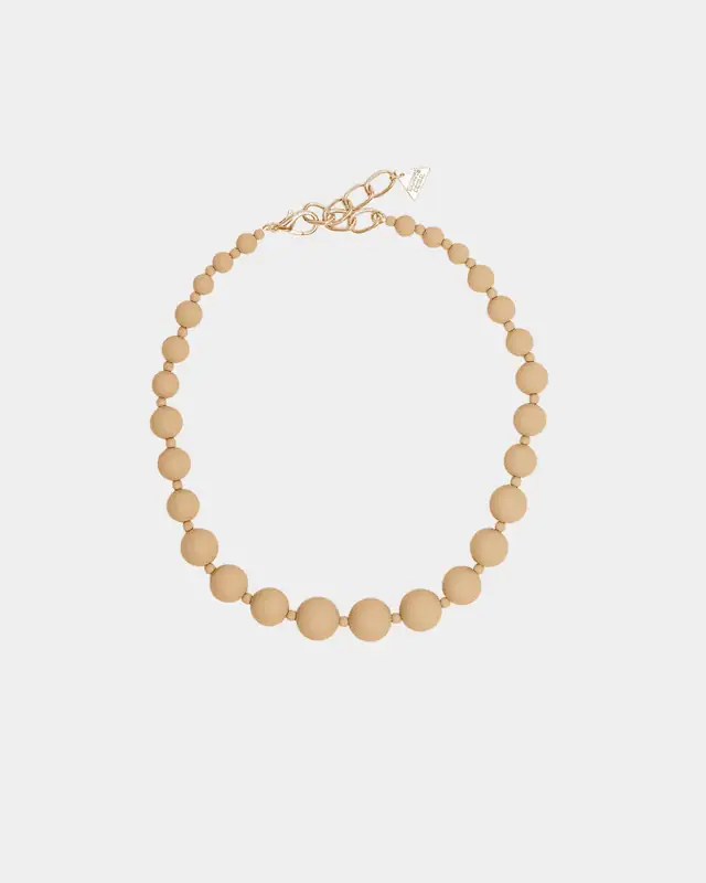 BIG BEAD NECKLACE – Skulptural elegans med modern pondus