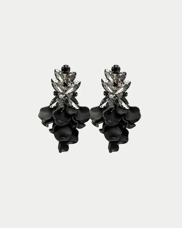 Leaf Big Stone Earrings – Grön prakt i varje rörelse - Bild 4